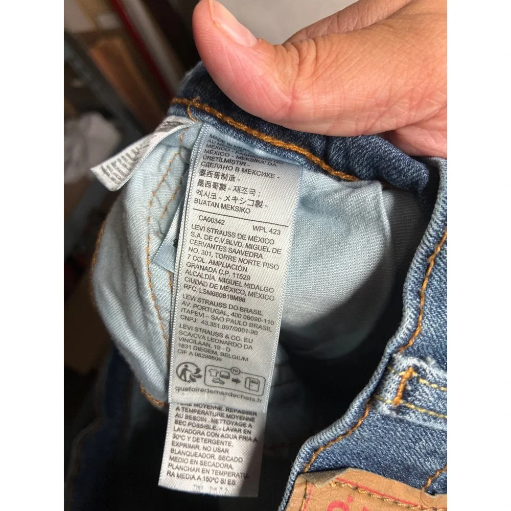 Levis 559 Relaxed Straight Jeans Mens 36x32 Medium Wash Blue Denim 00559-0463